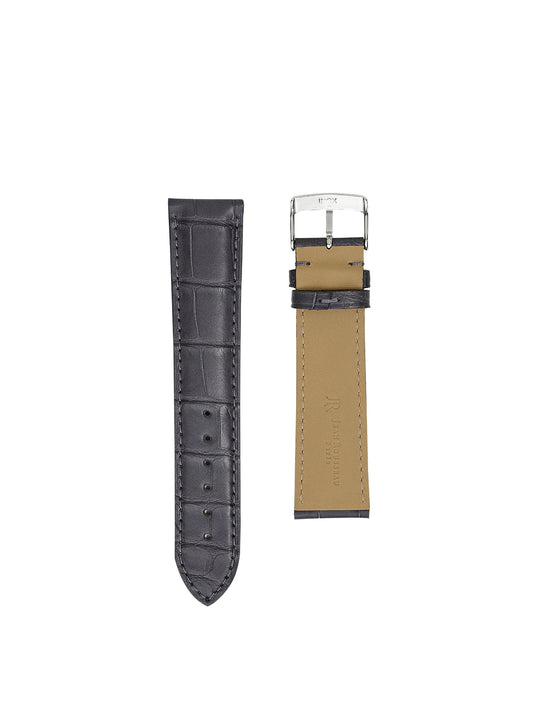 Jean Rousseau Classic 3.5 Watch Strap Anthracite Semi Matte Alligator