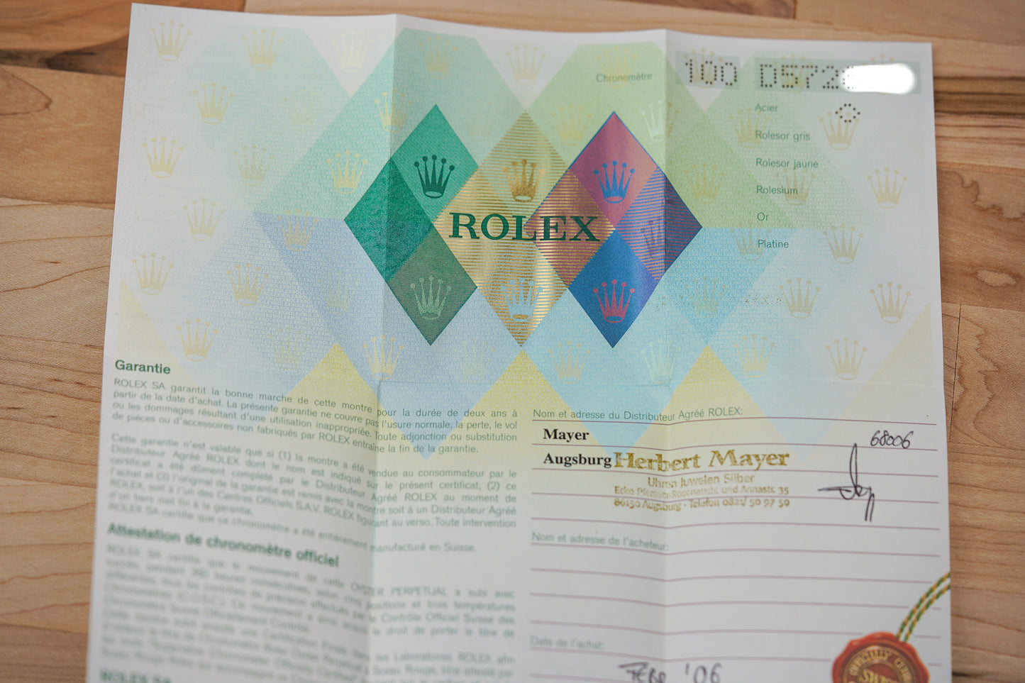 2006 Rolex Explorer I 114270