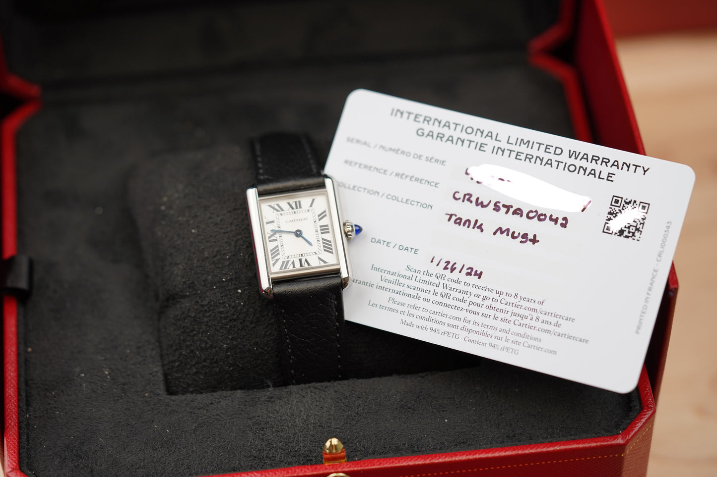 Cartier Tank Must Small WSTA0042
