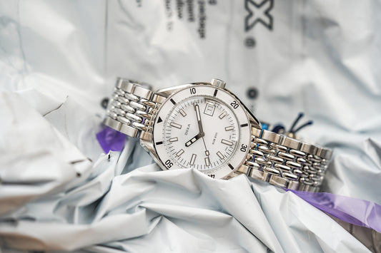 Doxa SUB 200 Whitepearl Sapphire Inlay 799.10.011.10
