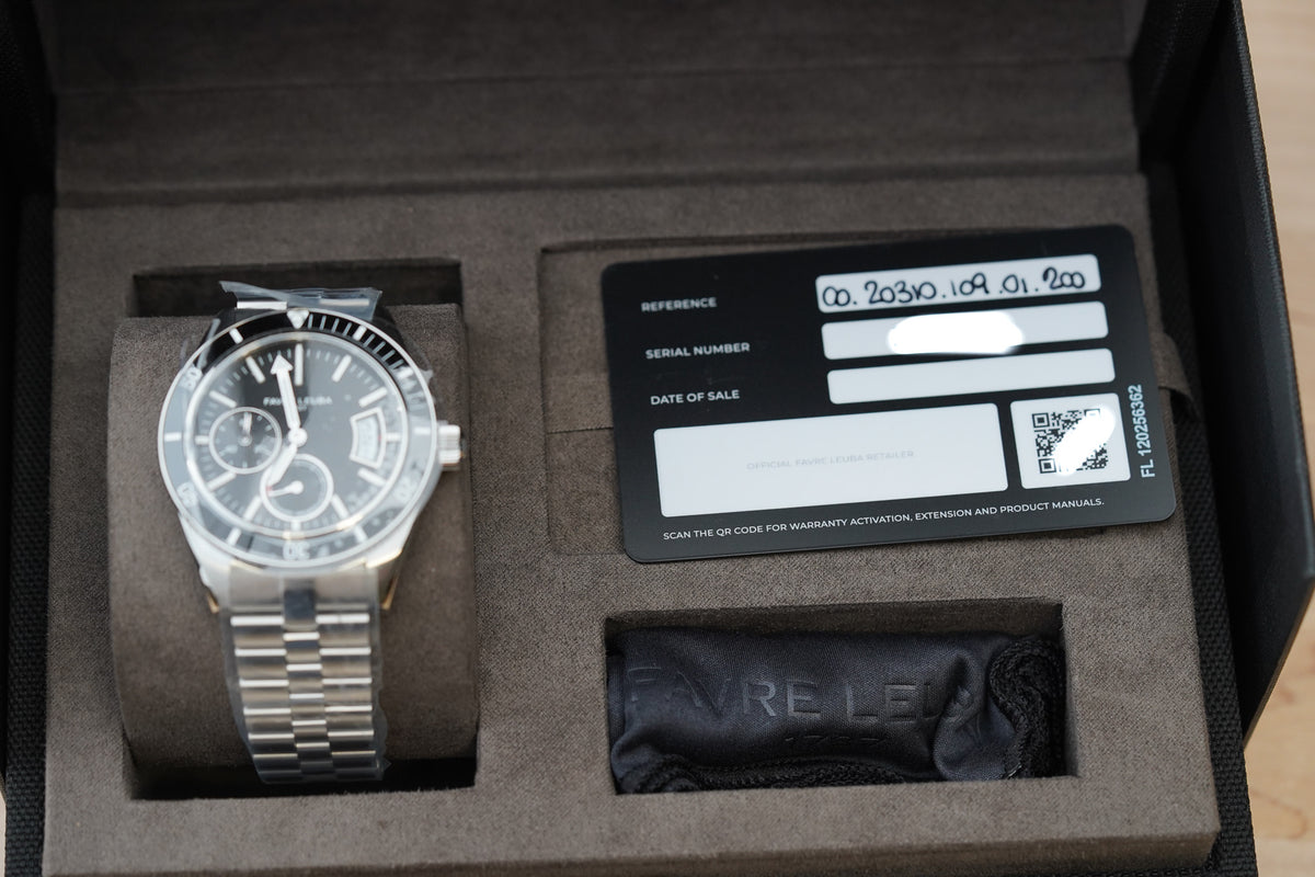 Favre Leuba Deep Raider Power Reserve Black 00.20310.109.01.200