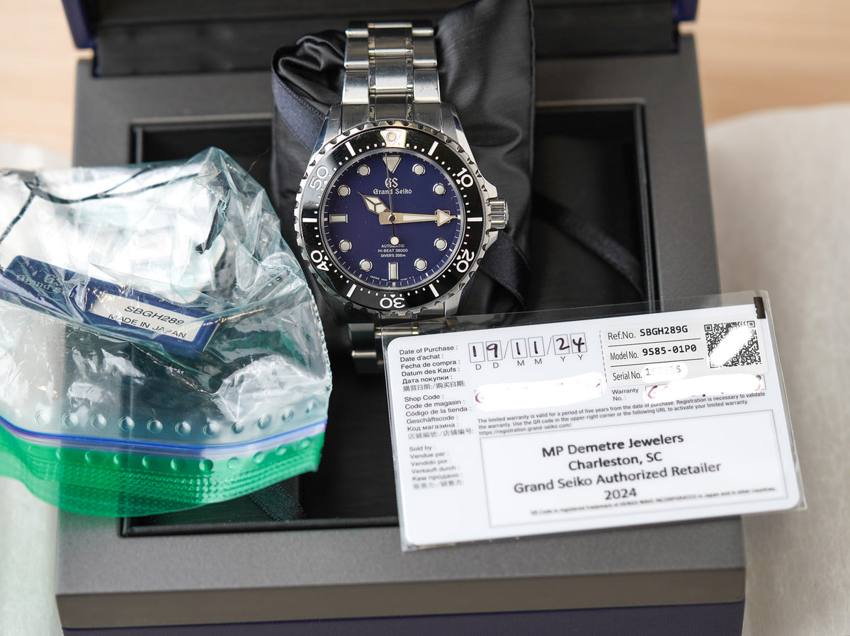 Deposit***Grand Seiko Sport Diver SBGH289