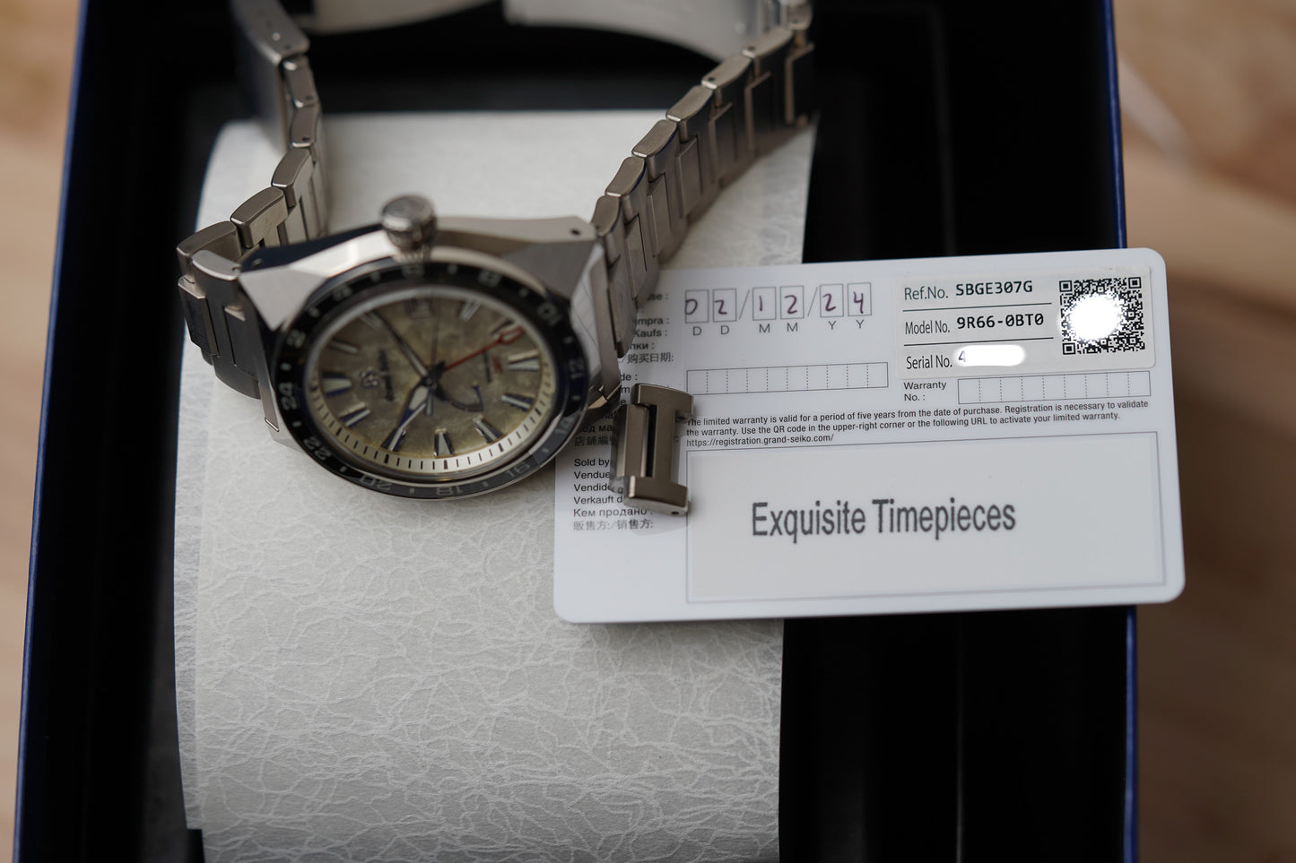 Deposit**Grand Seiko Sport GMT SBGE307G