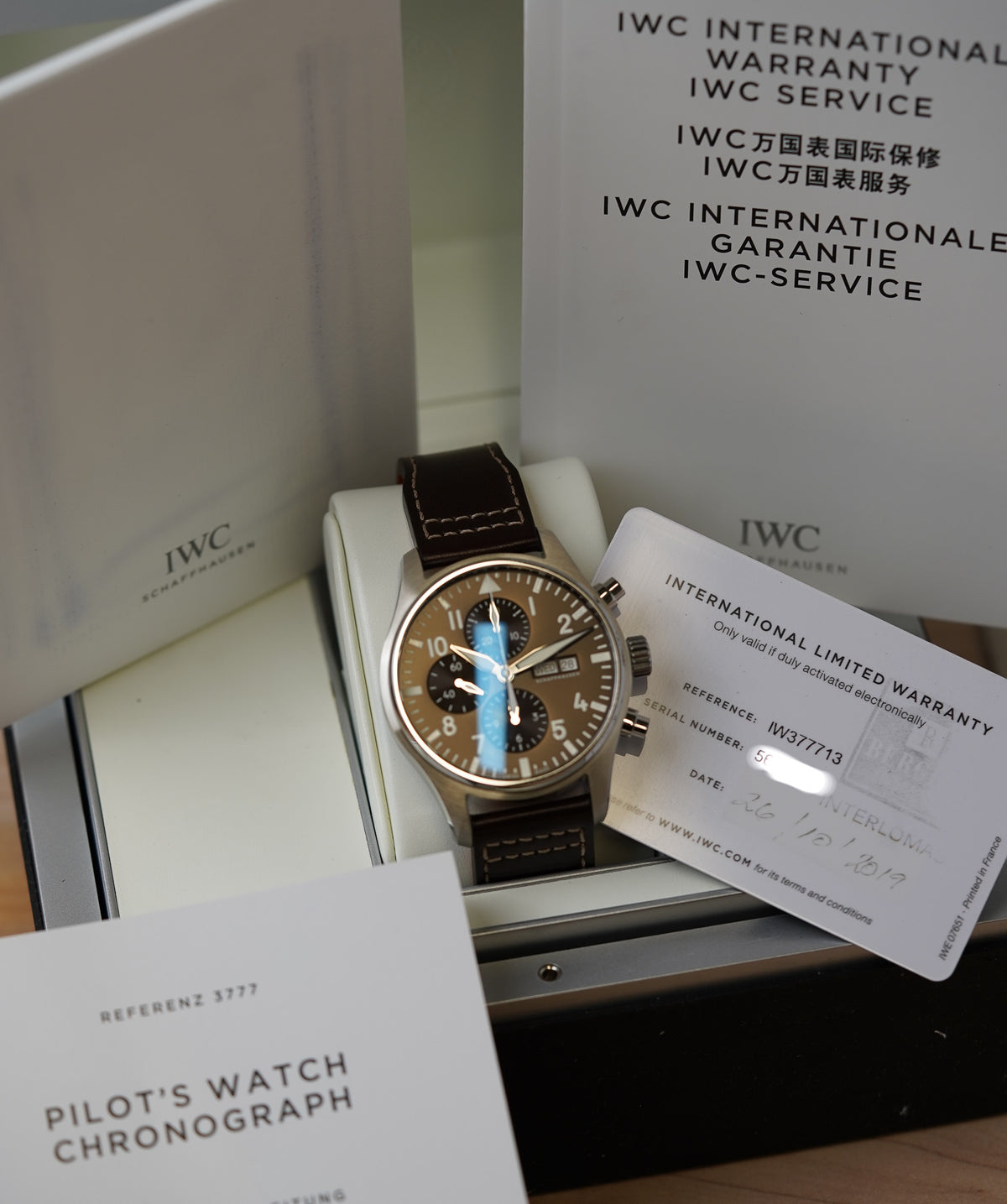 IWC Pilot’s Watch Chronograph Edition “Antoine de Saint Exupéry” IW377713