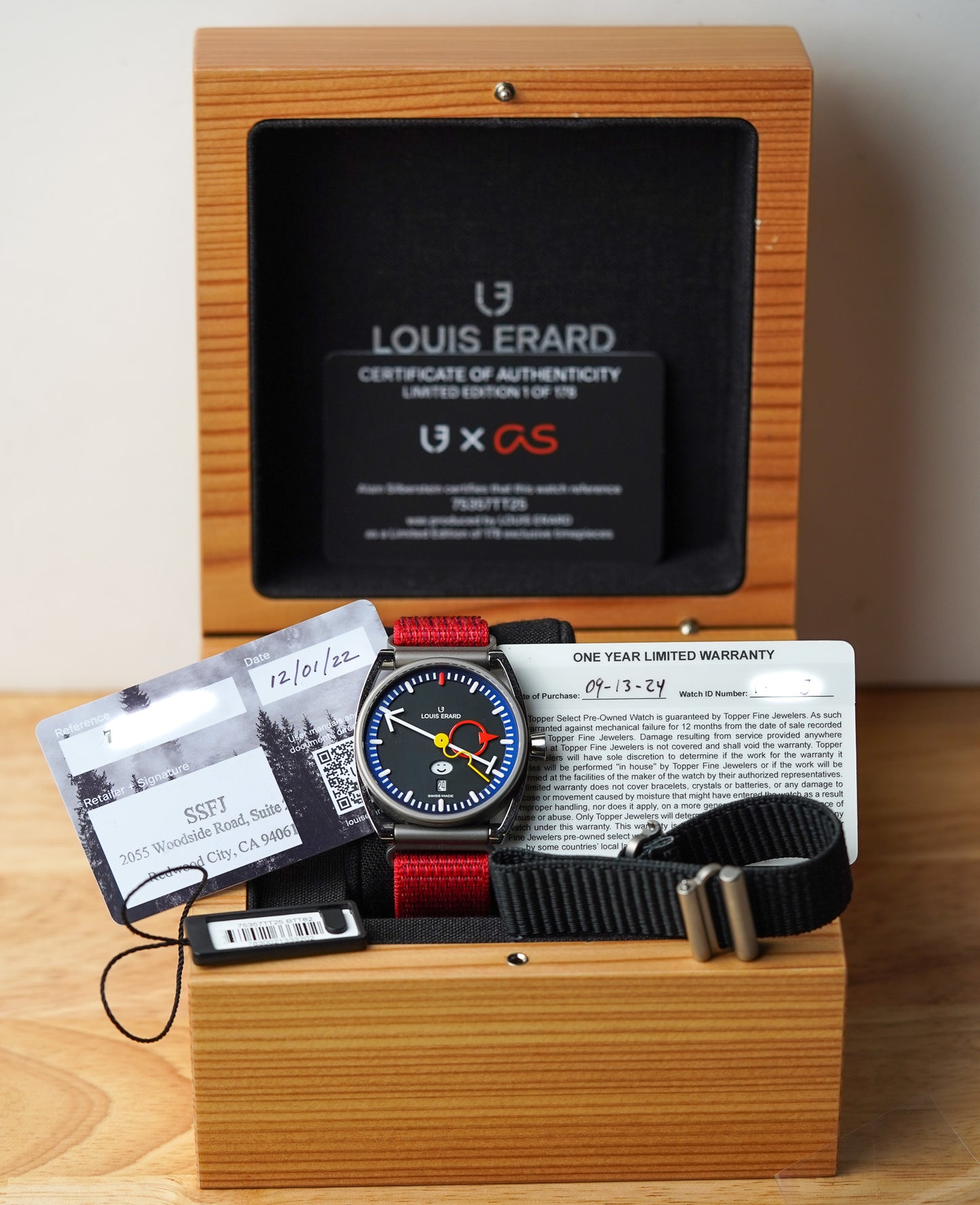 Loius Erard X Alain Silberstein Black 75357TT02.BTT88
