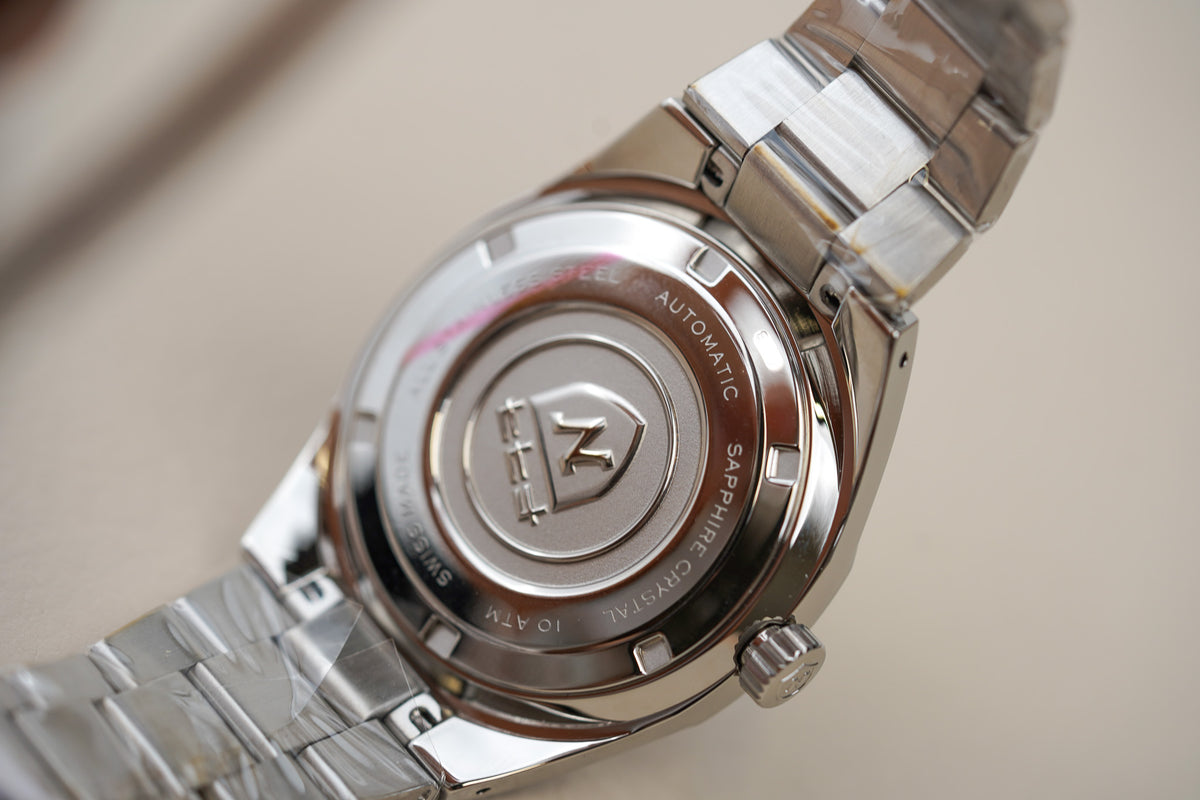 Nivada Grenchen F77 MK2 SST Grey Dial No Date 68044A77