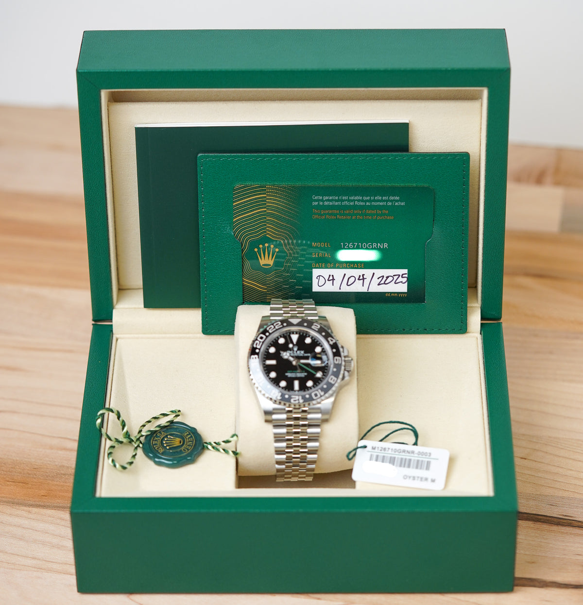 Rolex GMT Master II 126710GRNR 'Bruce Wayne'