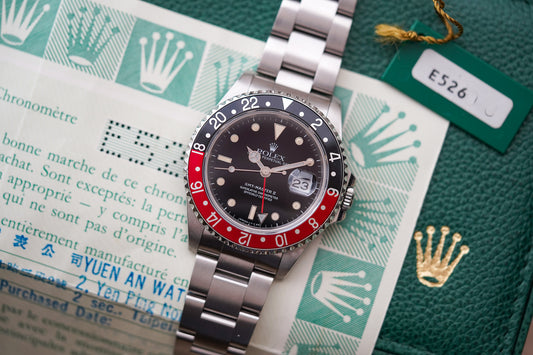 1990 Rolex GMT Master II 16710 'Coke'