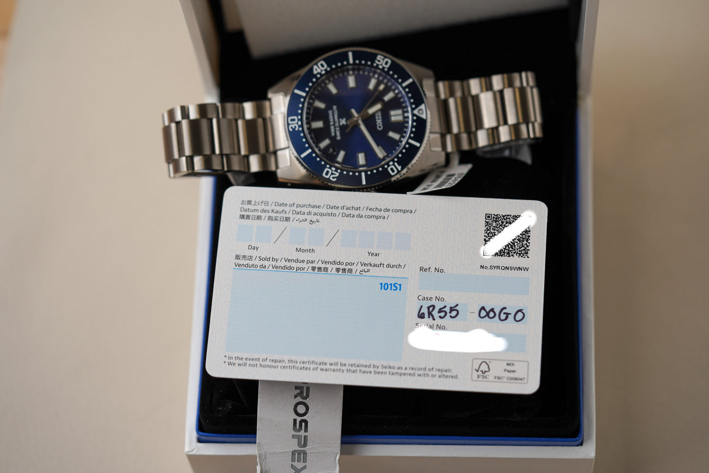 Seiko Prospex Blue SPB451