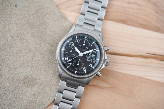 Sinn 356 Flieger Acrylic H Link Bracelet