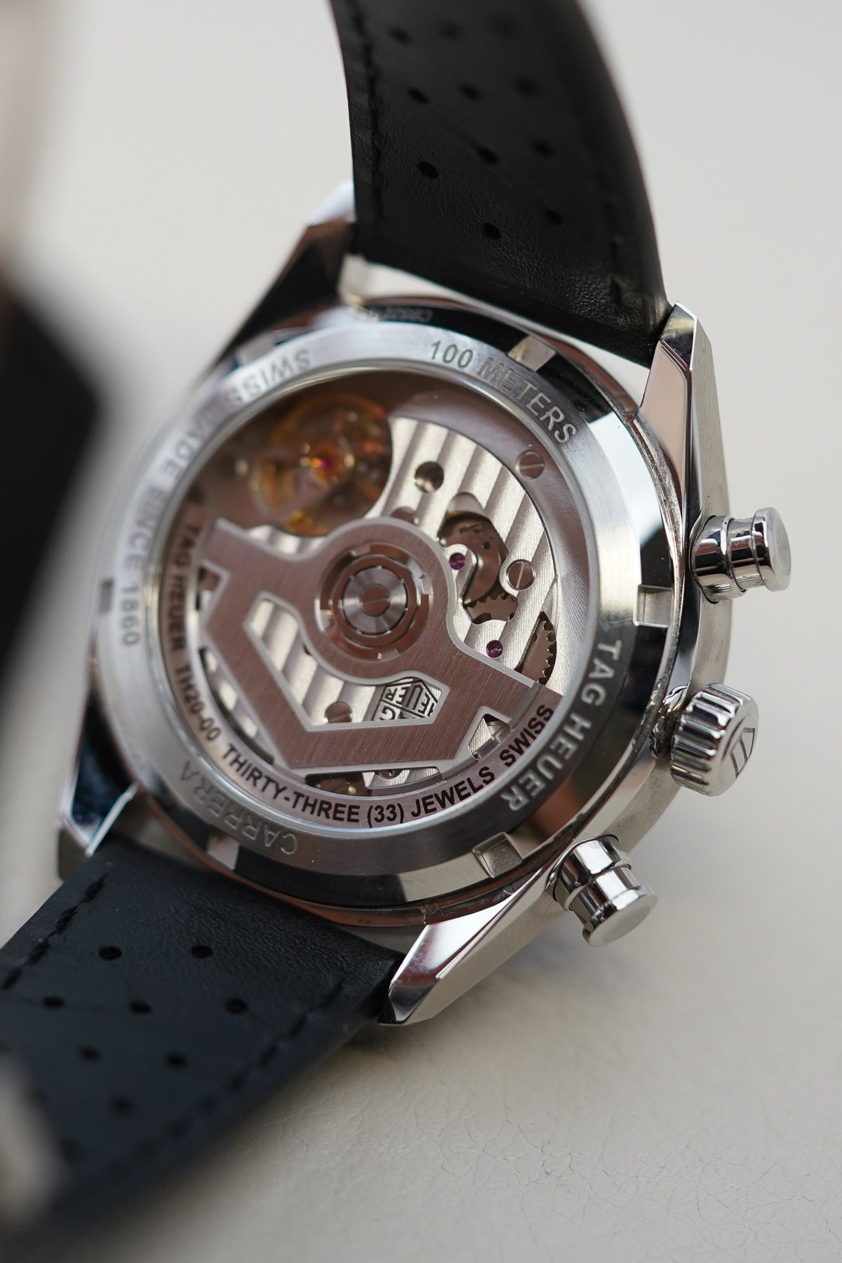 Tag Heuer Carrera Chronograph 'Panda Glassbox' 39mm CBS2210.FC6534