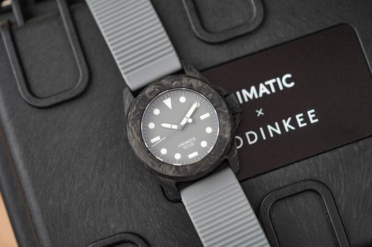 Unimatic x Hodinkee Modello Quattro Carbon U4S-C-H