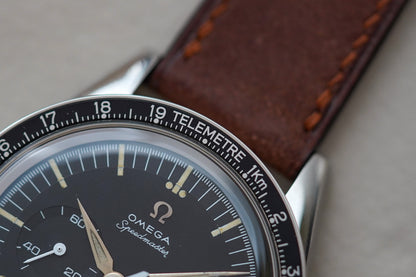1963 Omega Speedmaster 105.002-62 Alpha Hands KM Telemeter Bezel