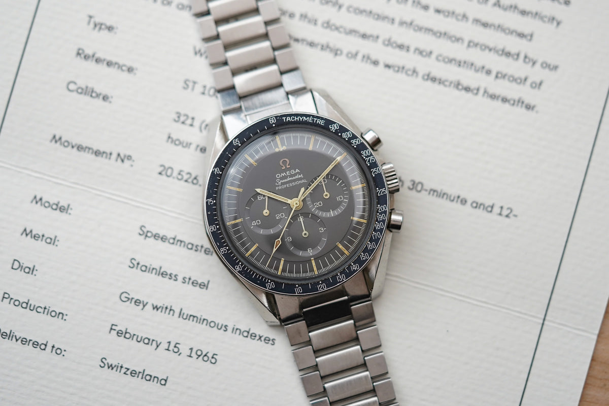 1965 Omega Speedmaster 'Pewter Grey' Dial 105.012-63