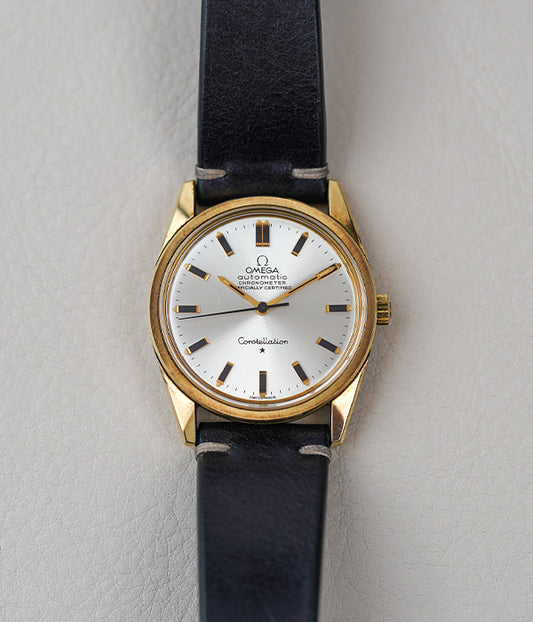 1968 Omega Constellation Ultra-Thin Starburst Opaline Silver 167.021