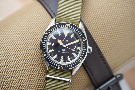 1968 Omega Seamaster 300 'Circle T' 165.024 British Royal Navy Issued