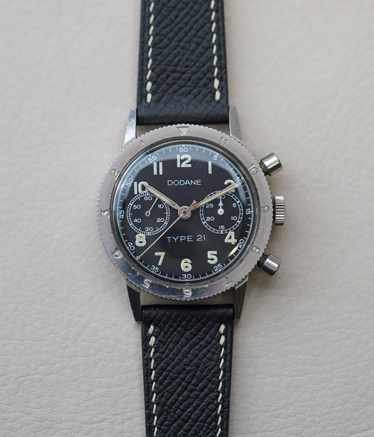 1969 Dodane Type 21 Military Flyback Chronograph