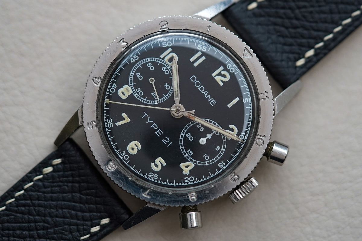 1969 Dodane Type 21 Military Flyback Chronograph