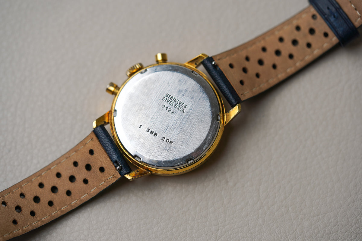 1970's Breitling Chronograph "Blue Eyed Panda" 9122