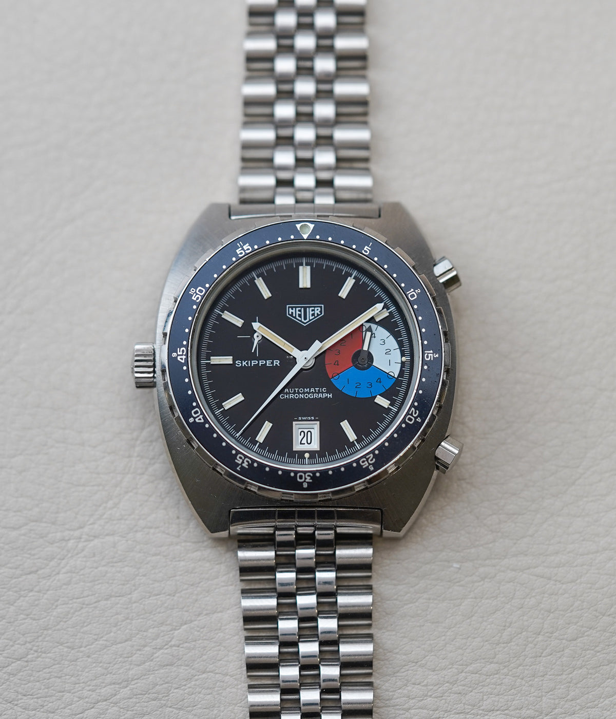 1970's Heuer Autavia 'Skipper' Yachting Chronograph 11063V
