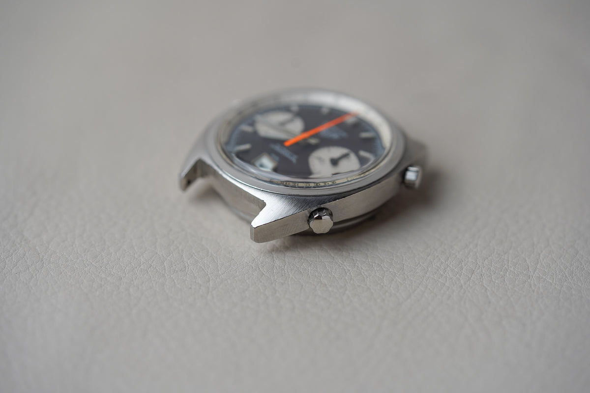 **DEPOSIT***1970's Heuer Carrera 1153 Blue Dial