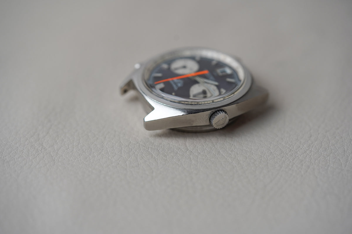 **DEPOSIT***1970's Heuer Carrera 1153 Blue Dial