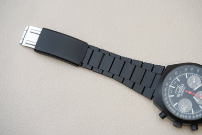 1970's Heuer Chronograph Black PVD Ref 13-1 'Volvo Vista III Finalist'