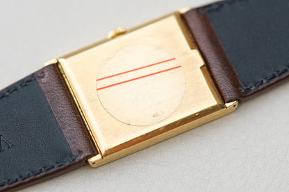 1970's Rolex Cellini 4127 18k Yellow Gold Burl Wood Dial