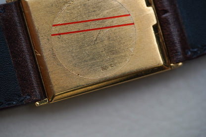 1970's Rolex Cellini 4127 18k Yellow Gold Burl Wood Dial