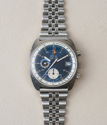 1972 Omega Seamaster Chronograph 176.007 Gloss Blue Dial