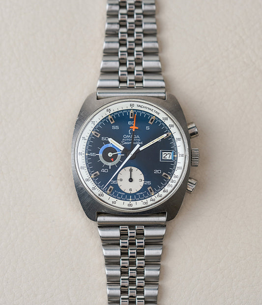 1972 Omega Seamaster Chronograph 176.007 Gloss Blue Dial