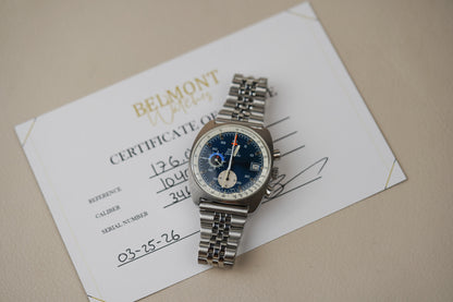 1972 Omega Seamaster Chronograph 176.007 Gloss Blue Dial