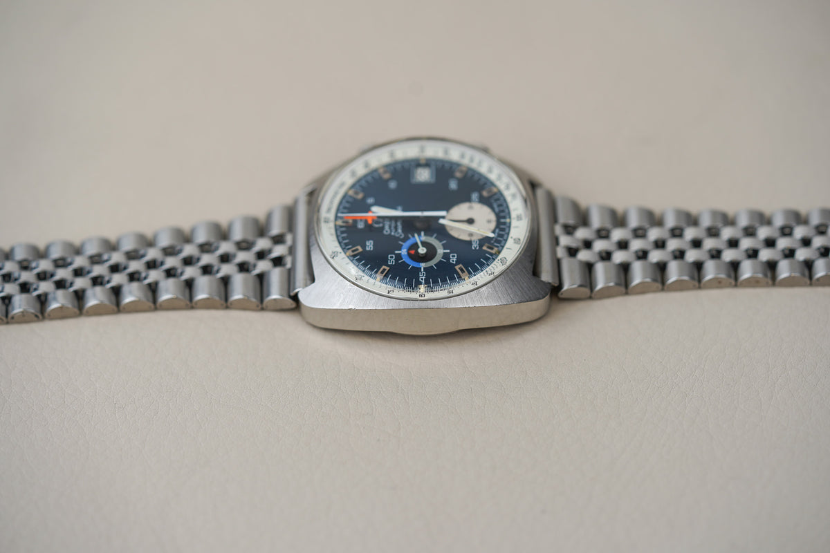 1972 Omega Seamaster Chronograph 176.007 Gloss Blue Dial