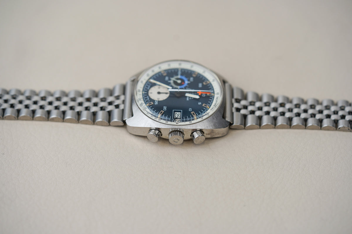 1972 Omega Seamaster Chronograph 176.007 Gloss Blue Dial