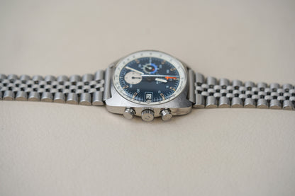 1972 Omega Seamaster Chronograph 176.007 Gloss Blue Dial