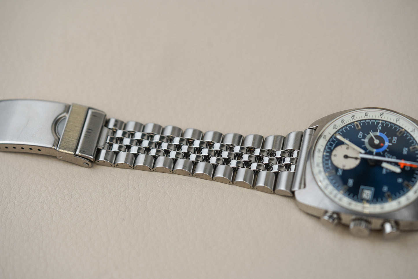1972 Omega Seamaster Chronograph 176.007 Gloss Blue Dial