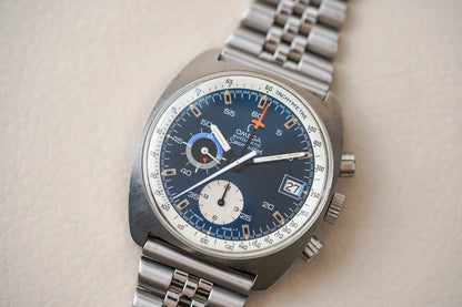 1972 Omega Seamaster Chronograph 176.007 Gloss Blue Dial