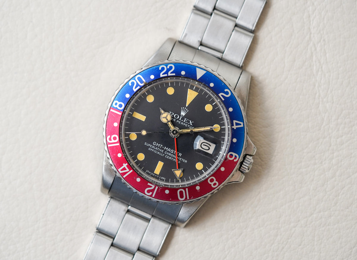 1975 Rolex GMT-Master 1675 Pepsi MK 4 Matte Dial