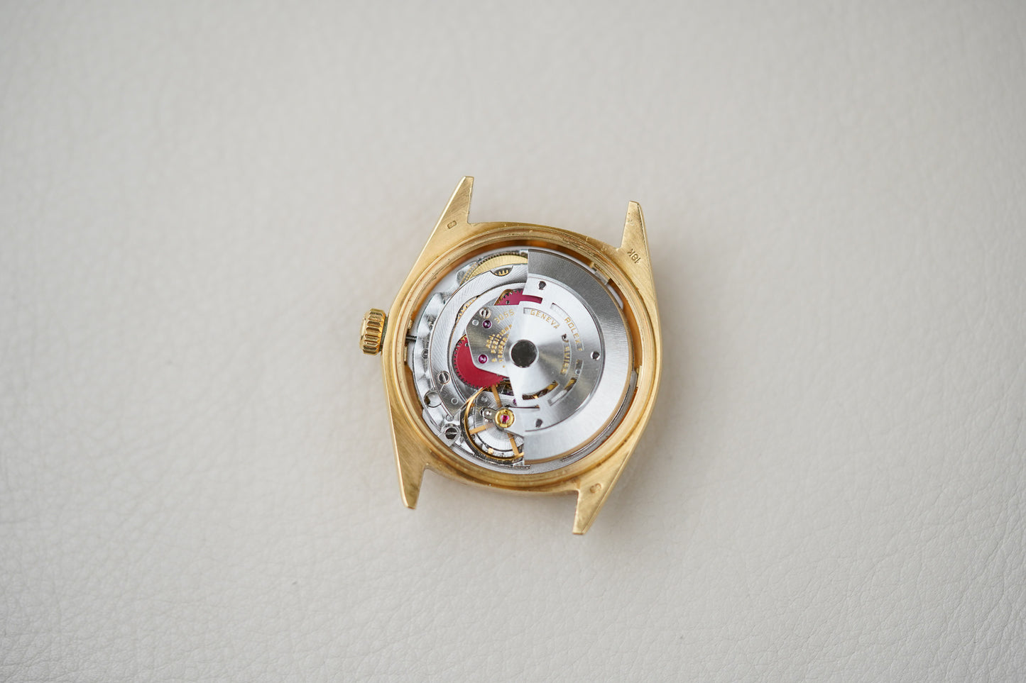 1981 Rolex Day-Date 18038 Champagne Lemon Baguette Diamond Dial