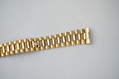 1981 Rolex Day-Date 18038 Champagne Lemon Baguette Diamond Dial