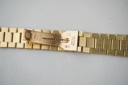 1981 Rolex Day-Date 18038 Champagne Lemon Baguette Diamond Dial