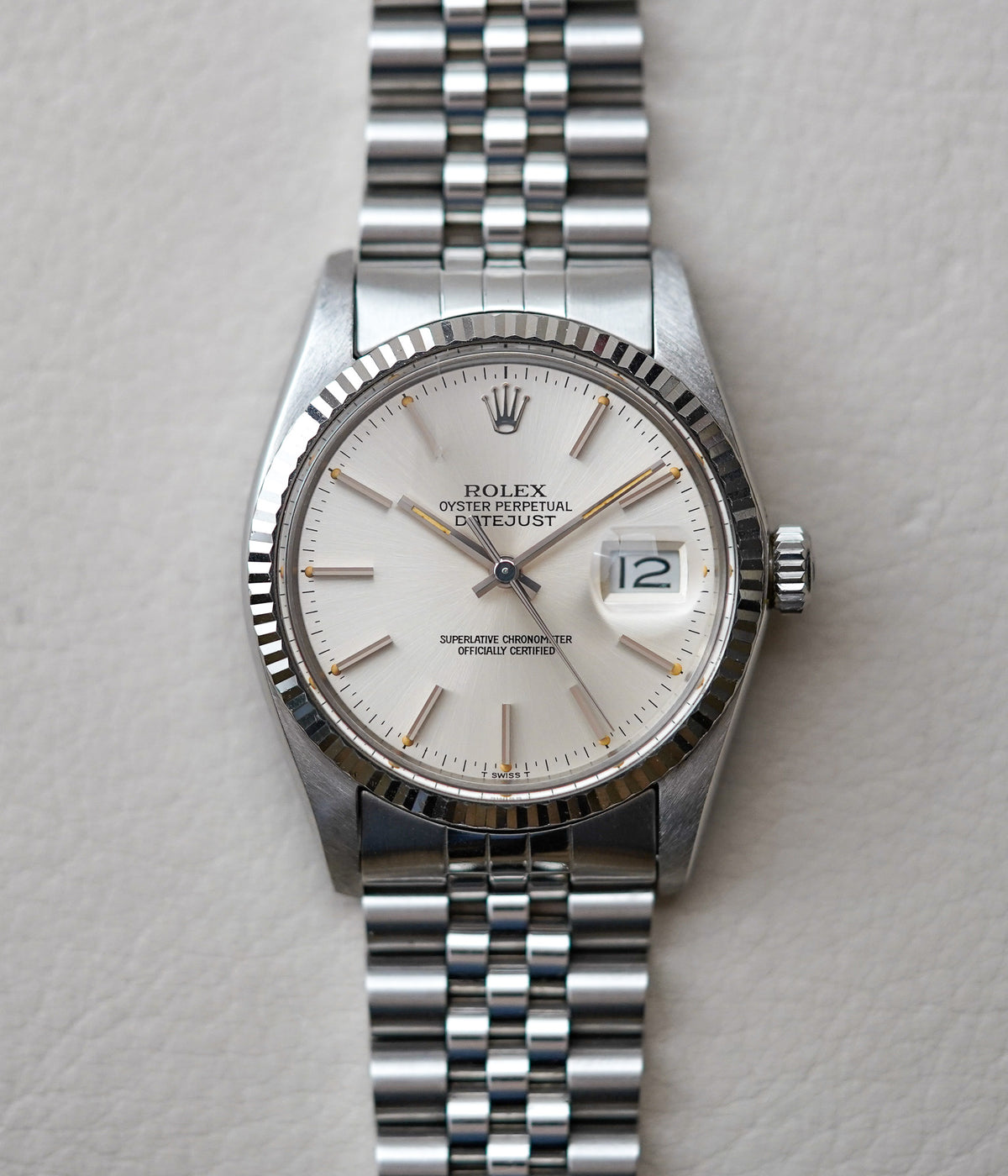 1984 Rolex Datejust 16014 Silver Dial
