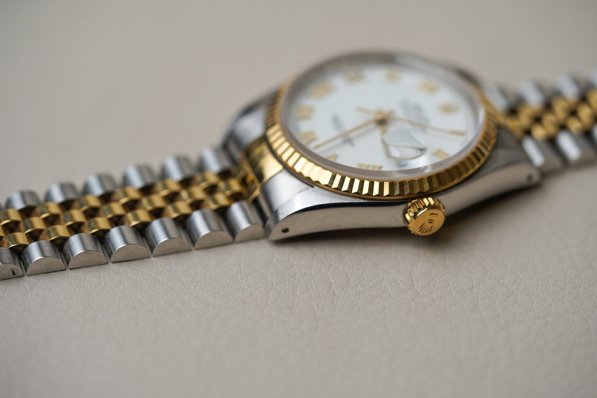 1988 Rolex Datejust 16233 White Roman Dial