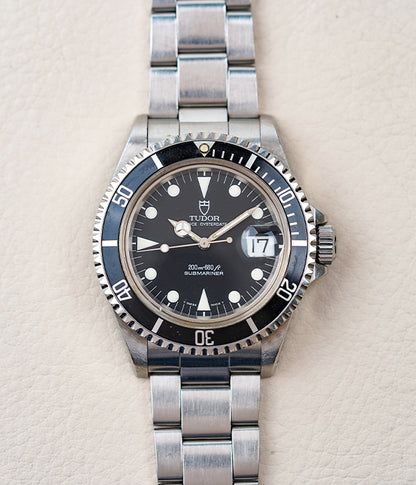 1992 Tudor Submariner Date Black 79090