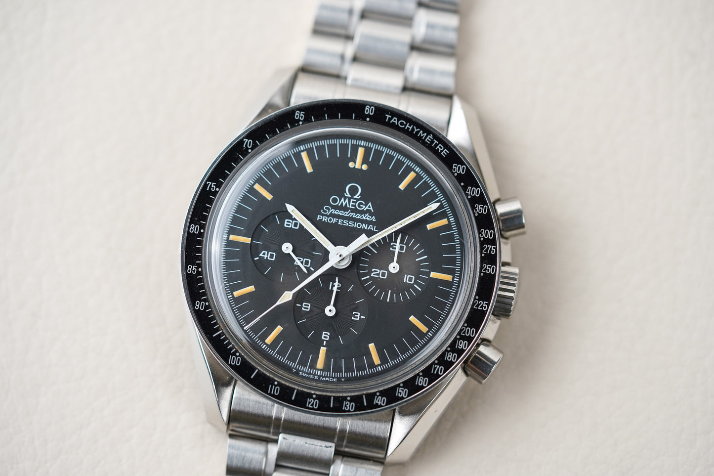 1995 Omega Speedmaster Moonwatch 3592.50 Hesalite Sandwich
