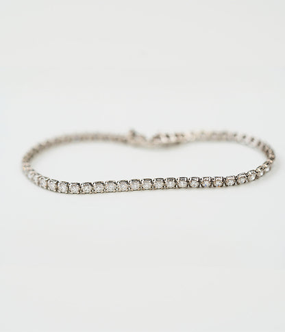 2.00tcw 14k White Gold and Lab Grown Diamond Tennis Bracelet