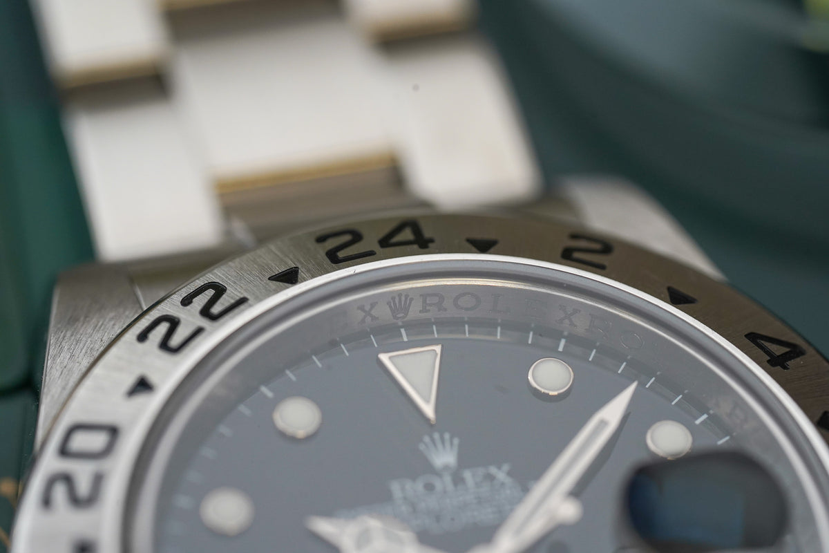 2008 Rolex Explorer II 16570 Black 'Engraved'