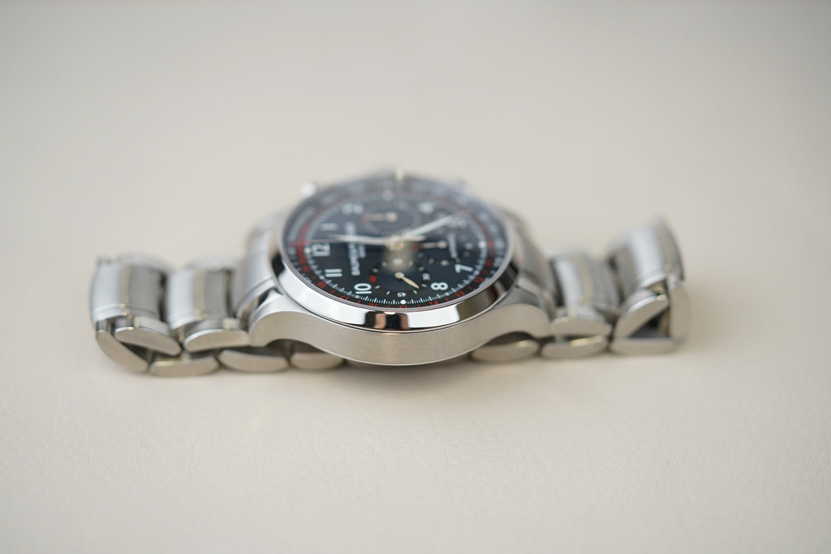 Baume & Mercier Capeland Chronograph XL 44mm 65716 Blue Dial