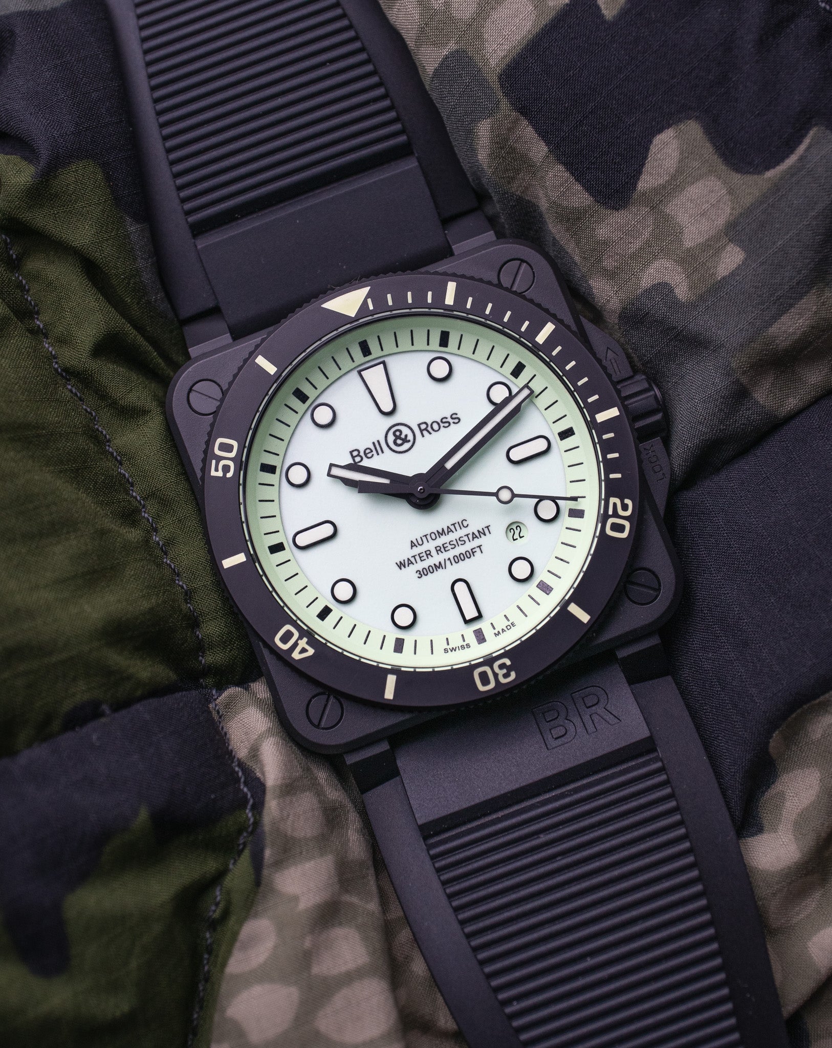 Bell & Ross BR 03-92 Diver Full Lume BR0392-D-C5-CE/SRB