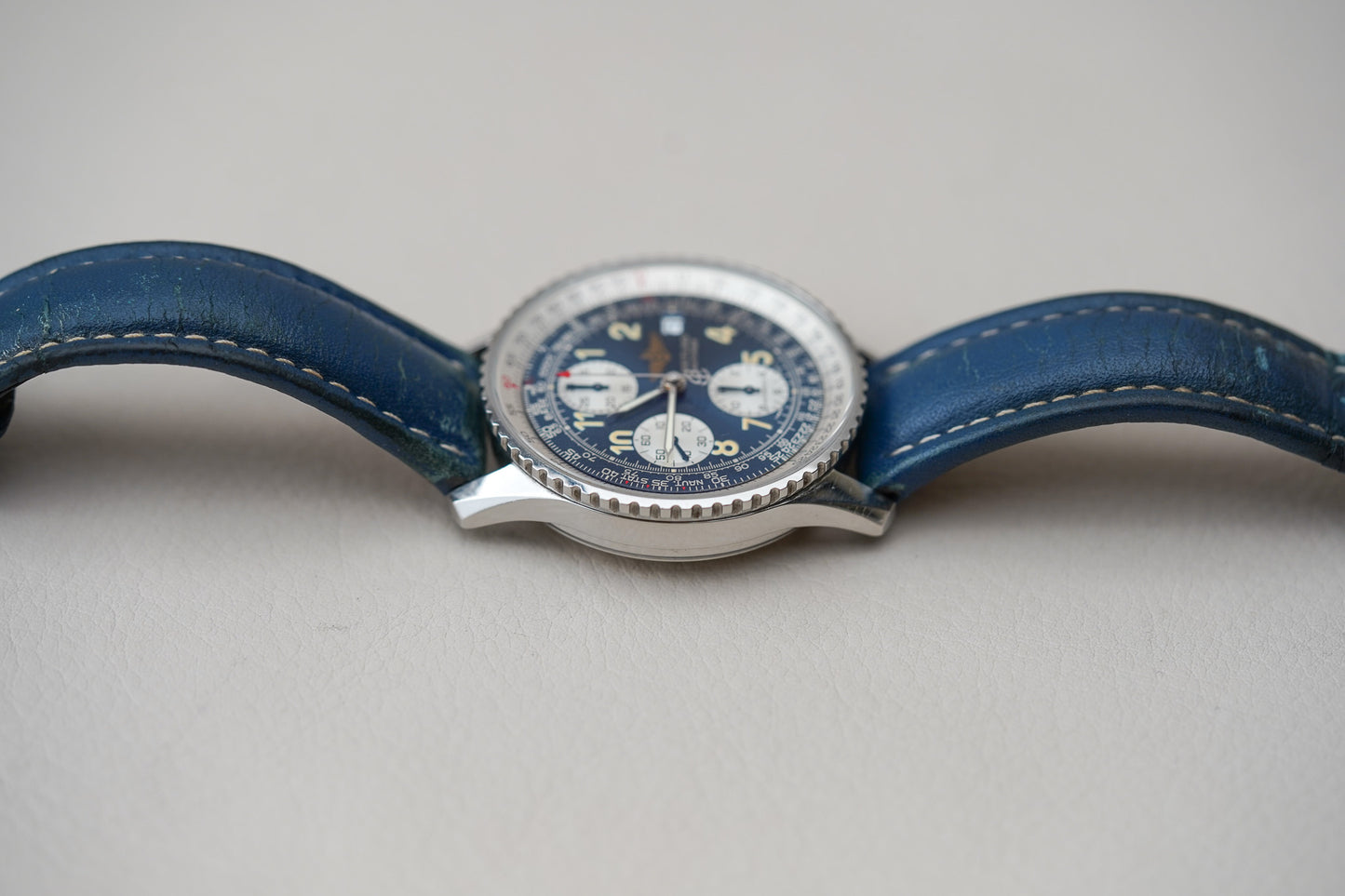 Breitling Old Navitimer II Blue Arabic Dial A13022